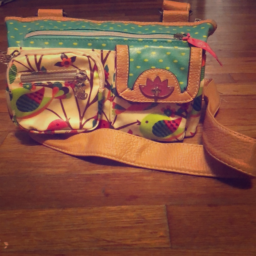 Lily bloom crossbody purse